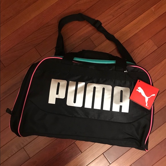 pink puma duffle bag